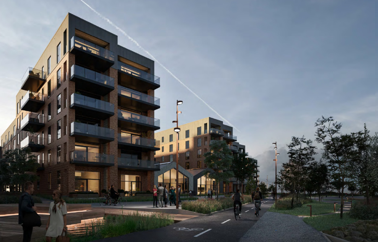 Unikke fællesfaciliteter tiltrækker beboere til Aalborgs nye bydel