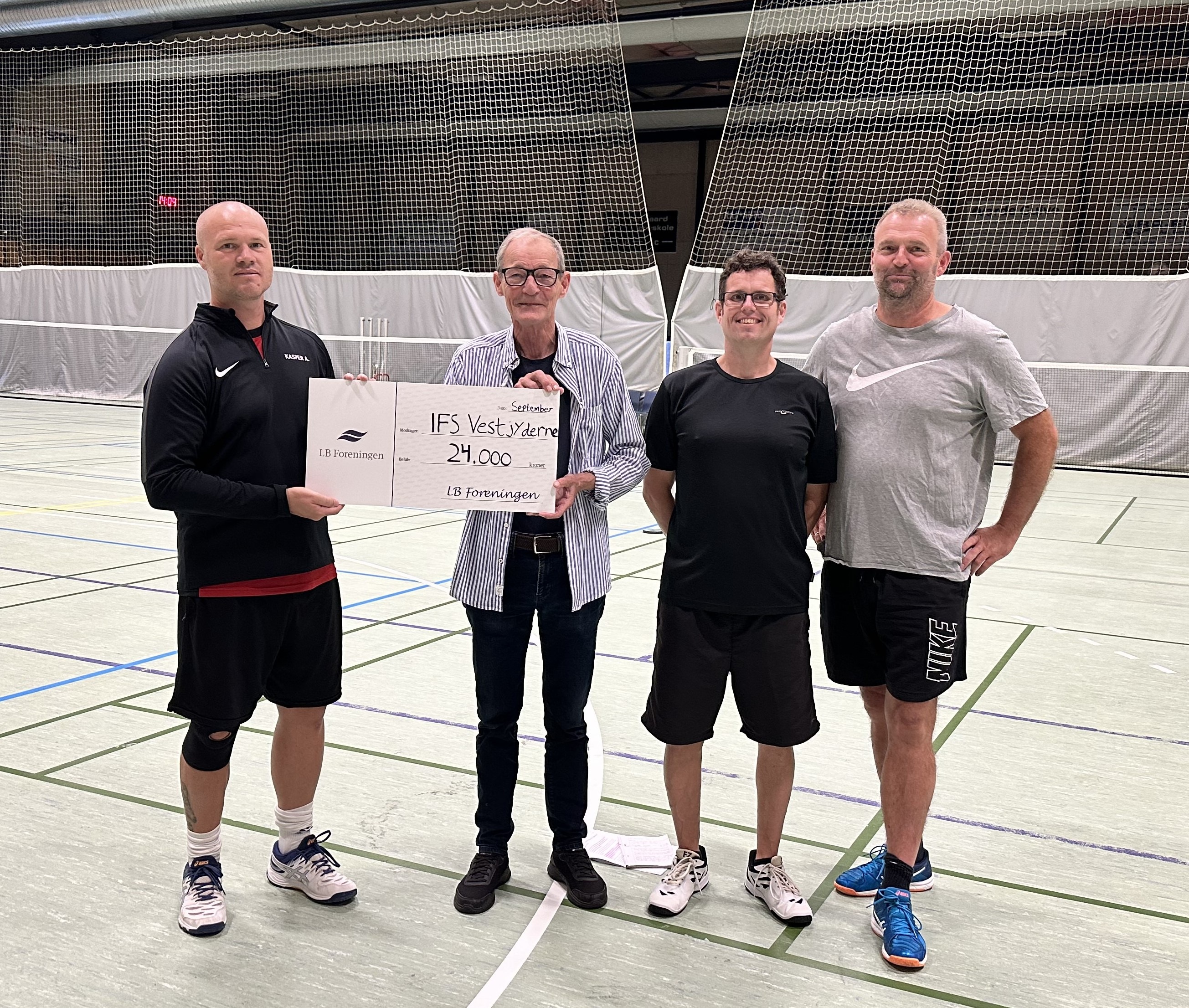 Lokal donation sender IFS Vestjyderne til 3-dages festival for sindslidende