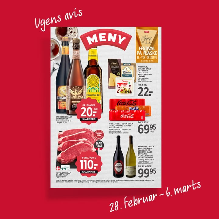 Meny Gl. Skagensvej giver inspiration til ugens madplan