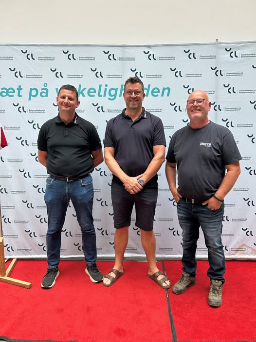 JME VVS ønsker Brian tillykke som autoriseret VVS-installatør