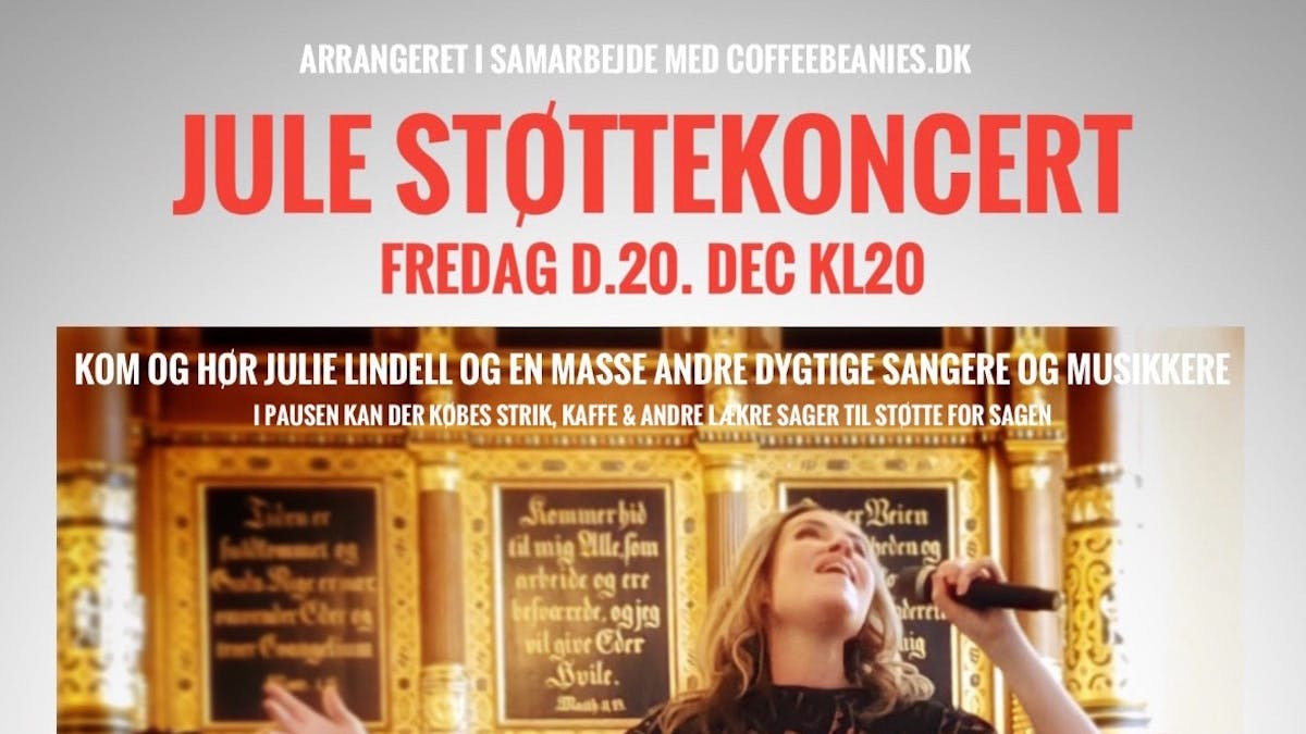 Julestøttekoncert i Roskilde: Musik og medfølelse til fordel for Arise Kapumpe Orphan Project