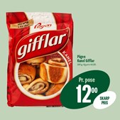 Pågen Gifflar til skarp pris hos din købmænd fra 29. juni til 5. juli