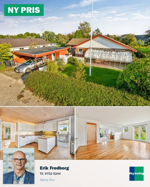 Nybolig Skive I/S annoncerer ny pris på villa i Balling