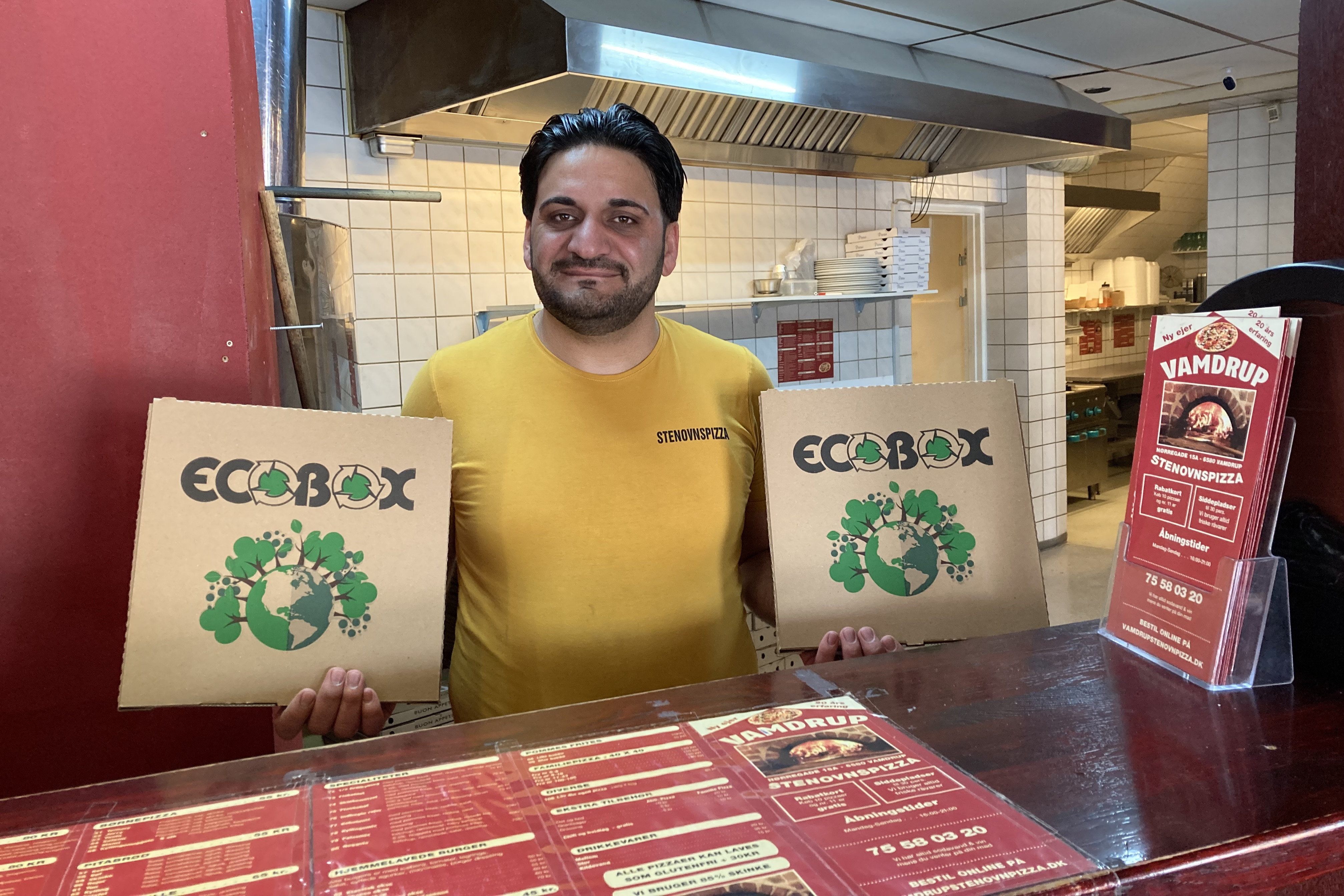 Eneste klassiske stenovnspizza i miles omkreds