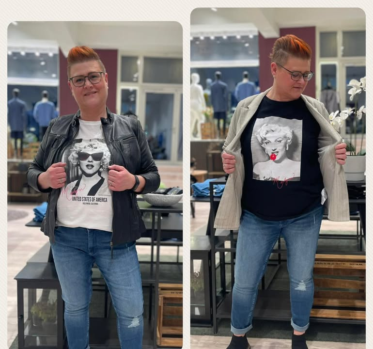 Only Curves præsenterer nye T-shirts med Marilyn Monroe i centrum