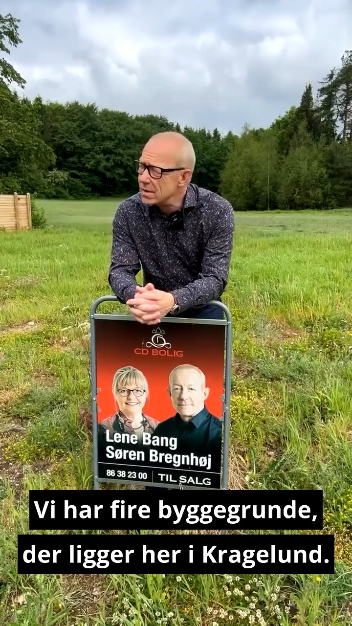 Cd Bolig - Lene Bang & Søren Bregnhøj tilbyder byggegrunde tæt ved Bølling Sø med grøn udsigt