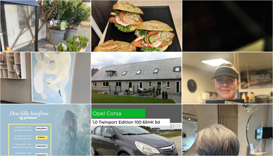 Nyt fra Florist Pernille DB, Spaabæk Realestate v/Lars Spaabæk, Kylling & Co Holstebro og 8 andre