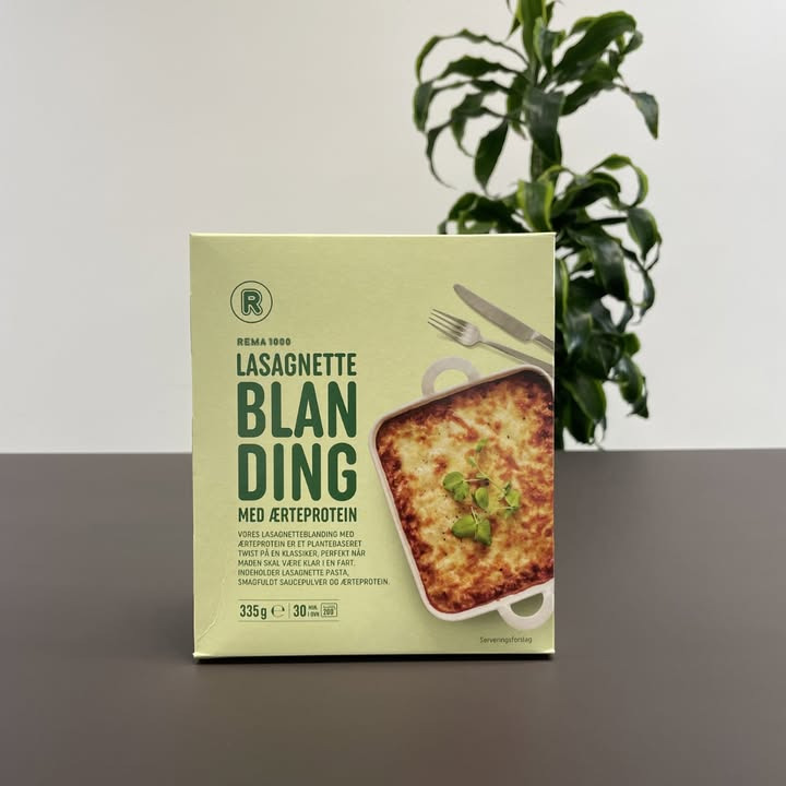 Rema1000 Gærumvej lancerer ny lasagnetteblanding med ærteprotein til introduktionspris