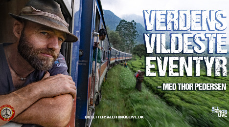 Thor Pedersen deler sit "Verdens Vildeste Eventyr" i Silkeborg