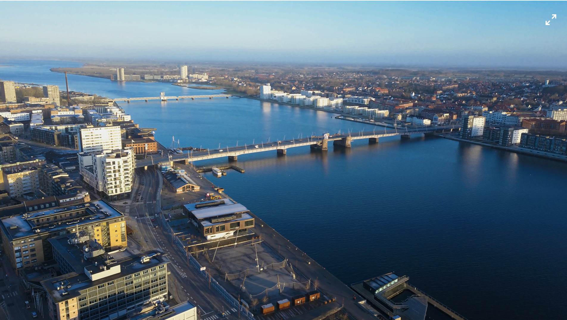 Imponerende 360 graders udsigt over Aalborg