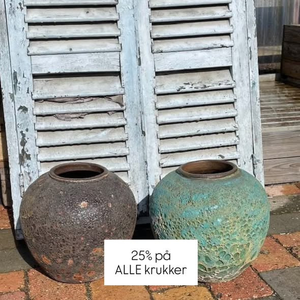 Rishøjgård Gårdbutik og Jordbrug fortsætter med 25% på alle krukker og planter i dag