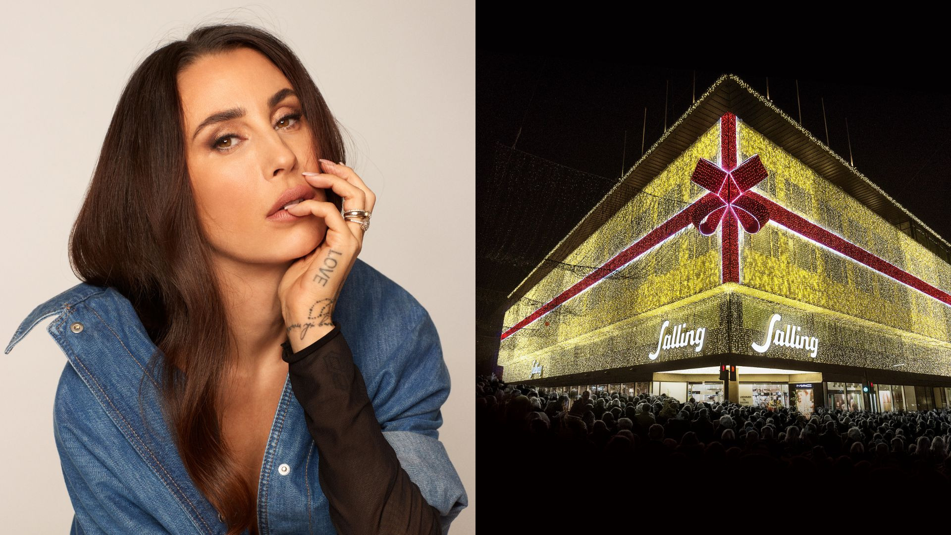 Magisk julelystænding og akustisk koncert med Medina i Salling Aarhus