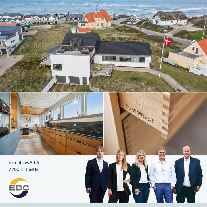EDC Hurup Thy fremhæver unik villa/fritidshus med fantastisk havudsigt