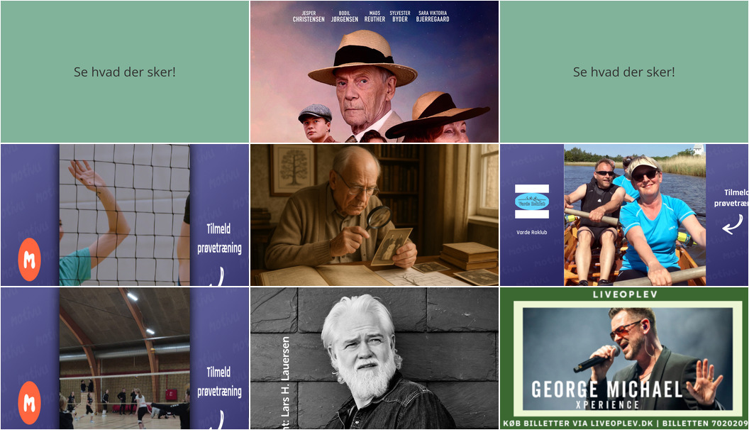 Kulturelle oplevelser og motion i Varde: Fra filmvisning til volleyball