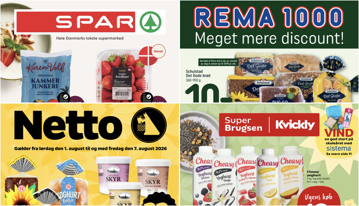 Kohberg brød til 12 kr. og Schulstad Det Gode brød til 10 kr. - fantastiske tilbud i Skælskør