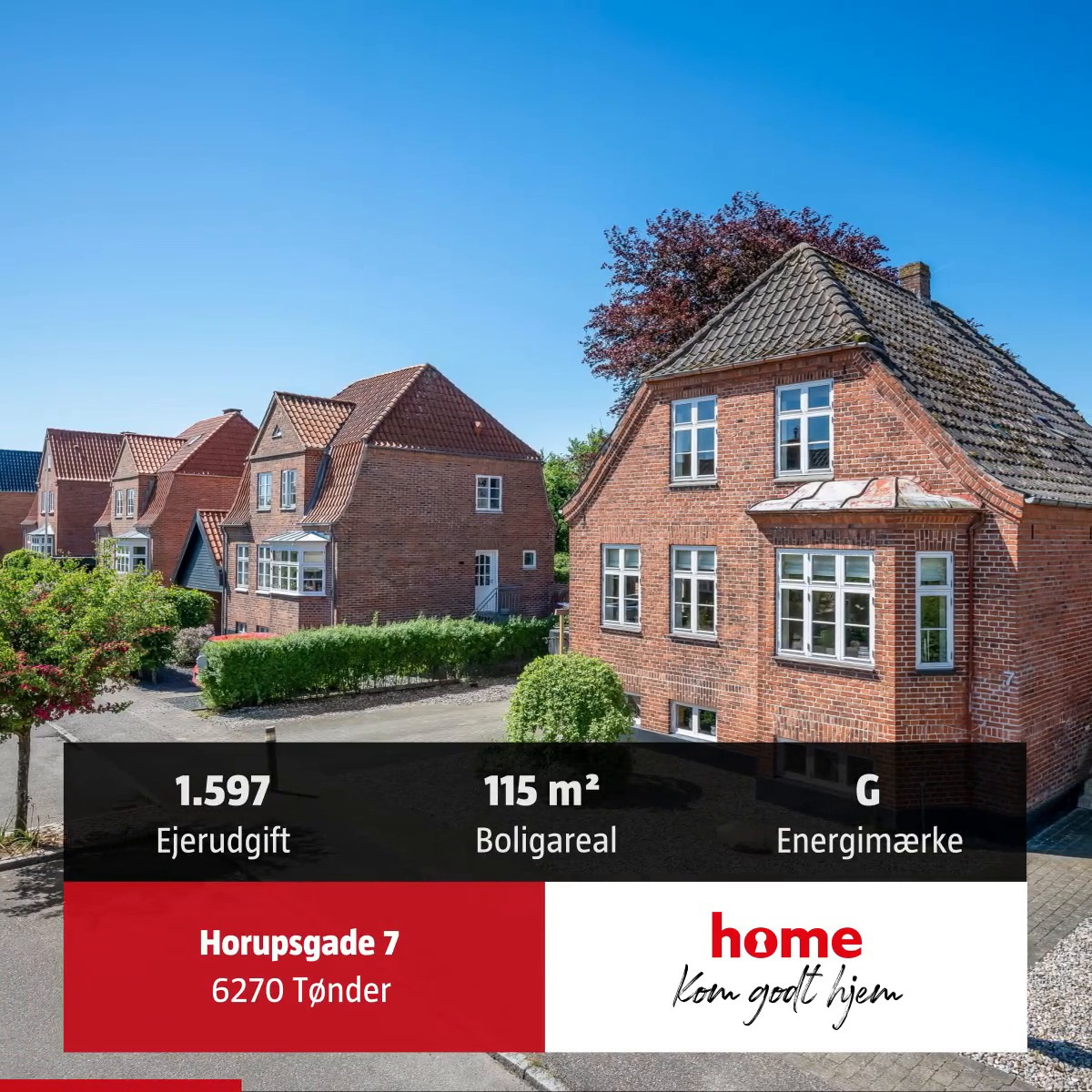 Indflytningsklar murermestervilla til salg i Tønder: Horupsgade 7, HOME TØNDER