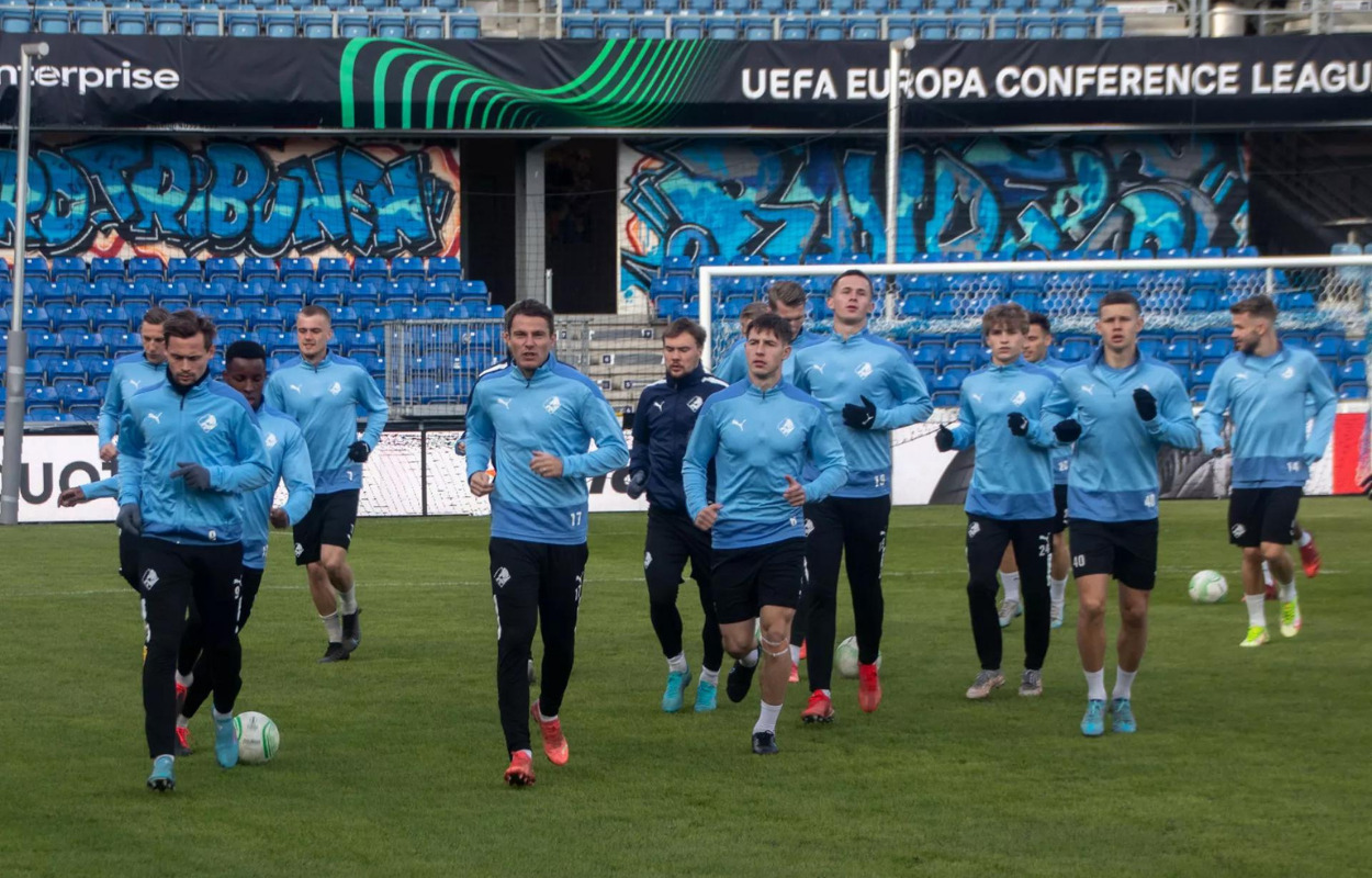 Truppen til aftenens returkamp mod Leicester City