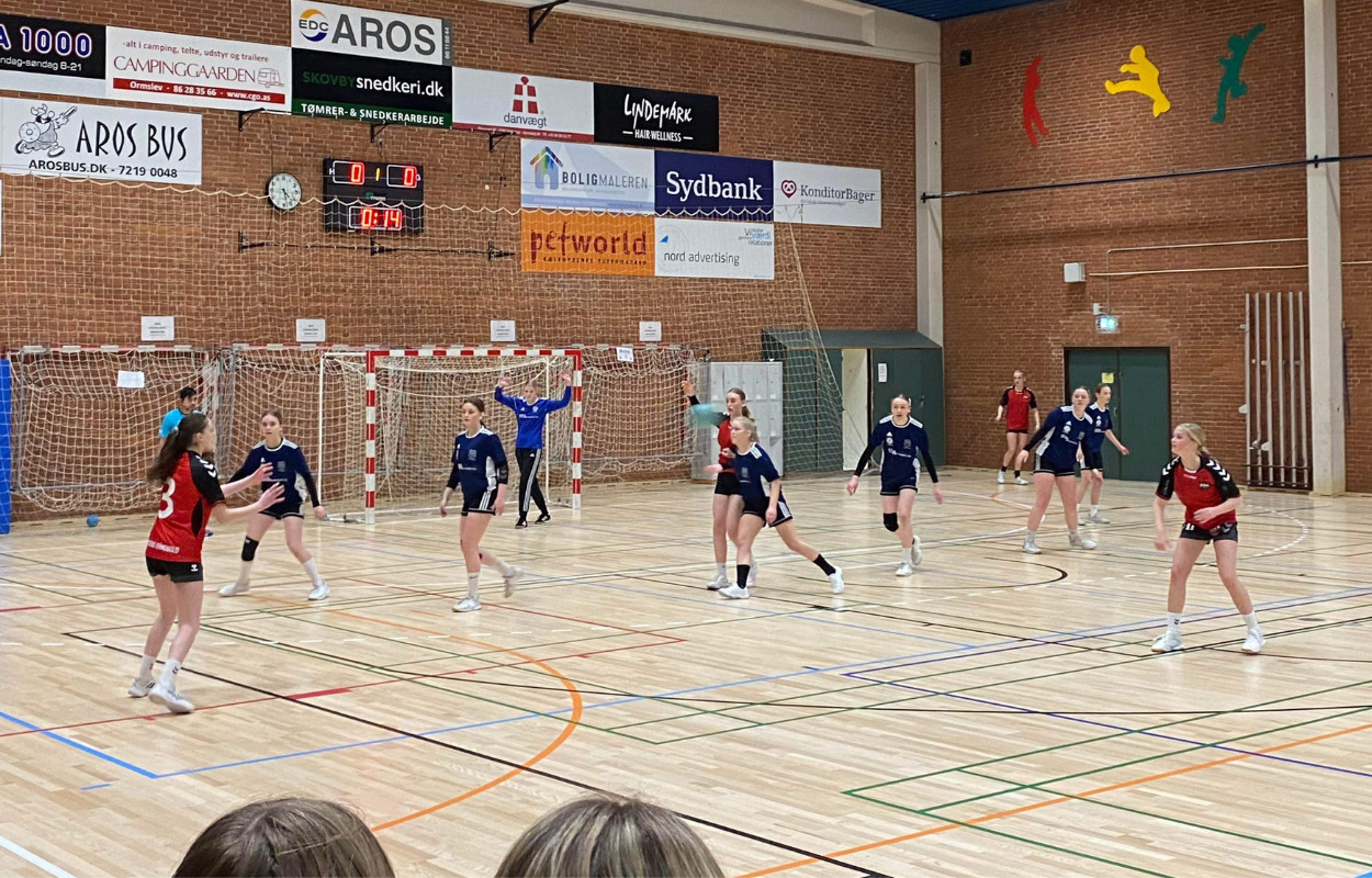 Stavtrup/Viby-pigerne haltede efter