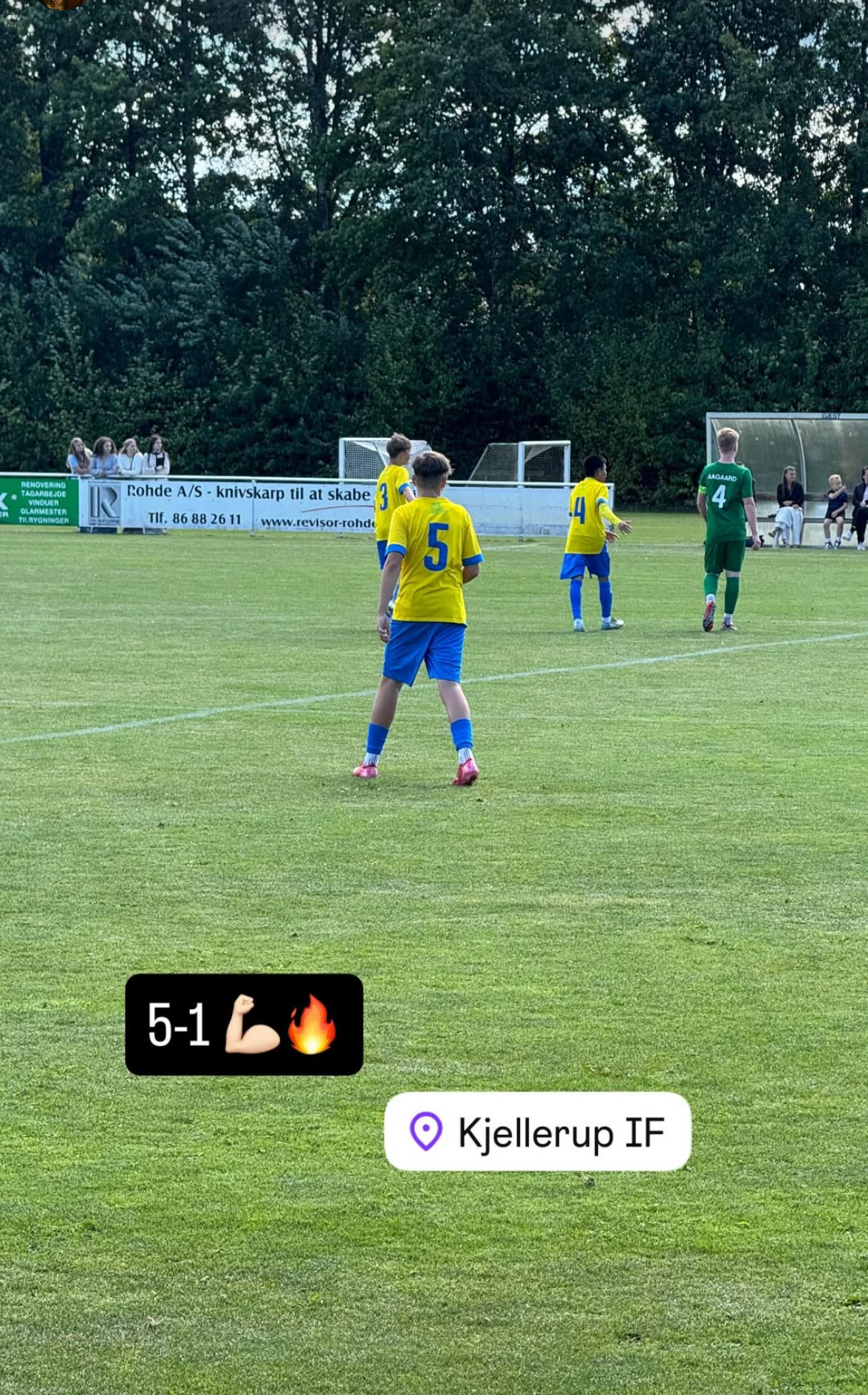 Kenneth Sørensen jubler: "Endelig kom sejren for Kjellerup IF U16 drenge!"