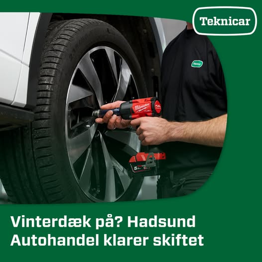 Hadsund Autohandel ApS opfordrer til at booke hjulskifte allerede nu