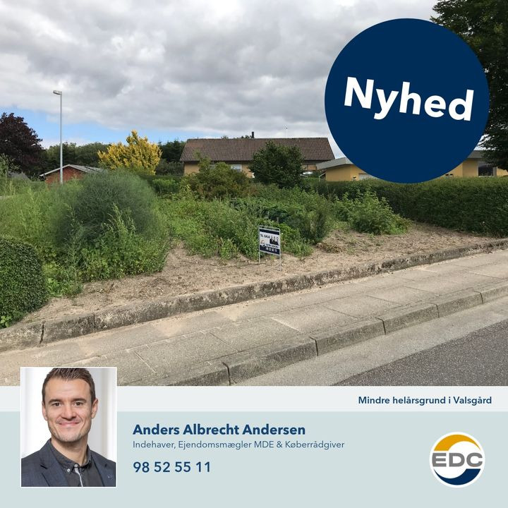EDC Søren Jensen: Byggegrund i Valsgård til salg – skal den være din?