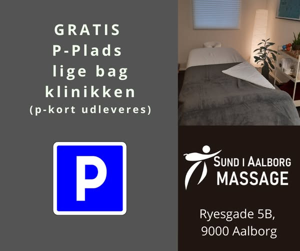 Sund i Aalborg tilbyder gratis parkering bag klinikken under dit besøg