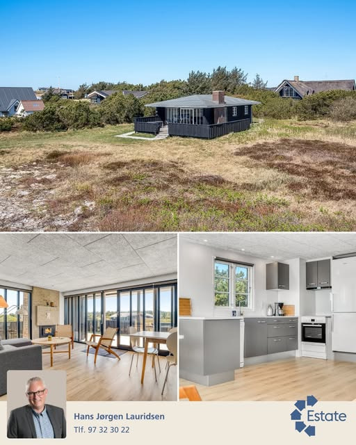 Estate Vestjylland præsenterer hyggeligt og moderniseret sommerhus tæt på Vesterhavet