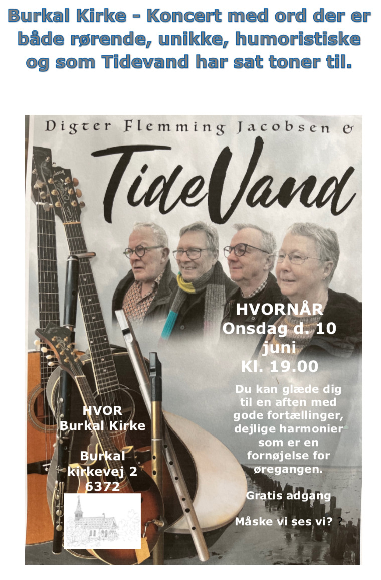 Flemming Jacobsen og Tidevand i Burkal kirke