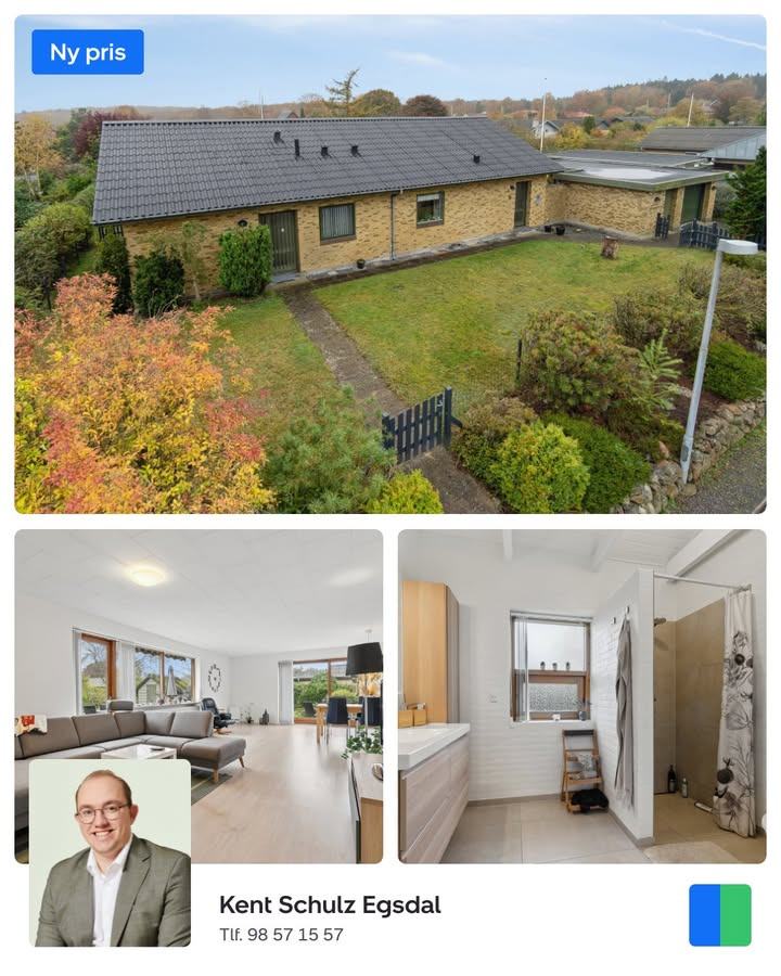 Nybolig Hadsund præsenterer indbydende villa med ny pris