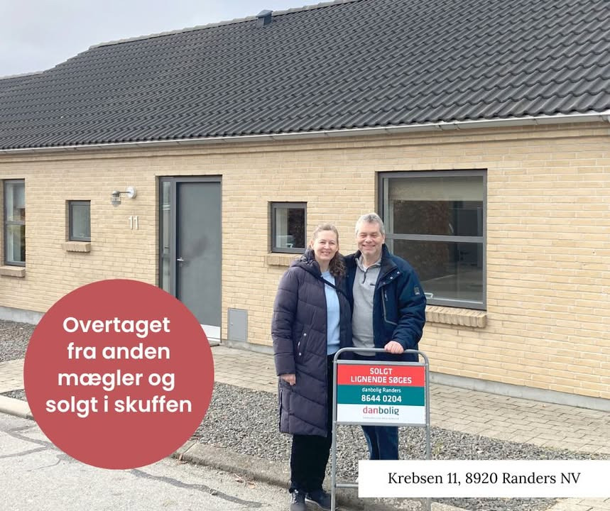 Danbolig Randers sælger rækkehus på rekordtid som skuffesalg