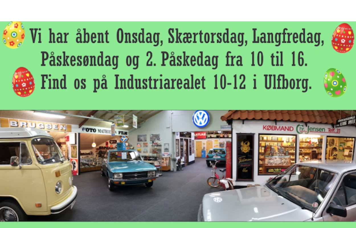 Tag med til påske på VW & Retro Museum i Ulfborg 