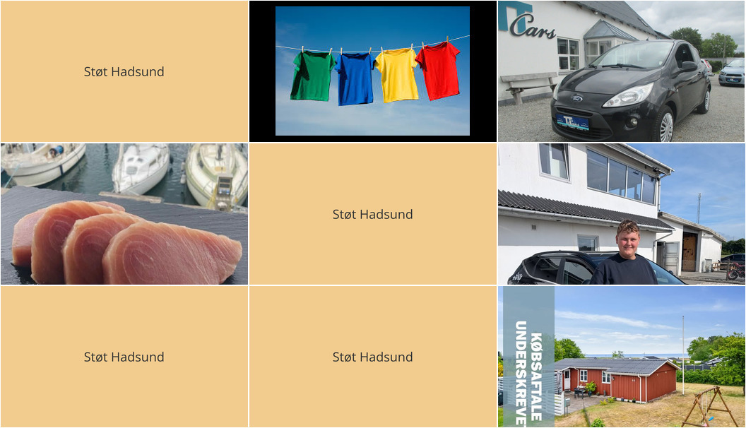 Nyt fra Kudahls Køreskole, Havnens Fisk Øster Hurup, Rie & Henrik's Tøjbiks v/Rie Olesen og 2 andre