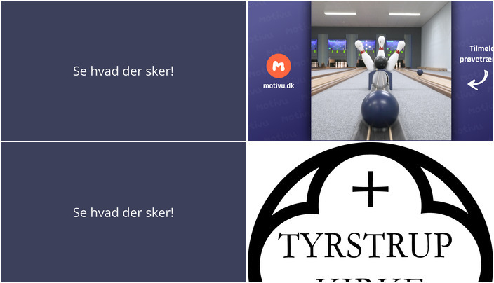 Kulturelle og sportslige aktiviteter i Christiansfeld i weekenden