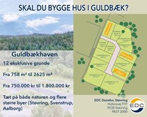 EDC Støvring tilbyder eksklusive byggegrunde til salg i Guldbæk