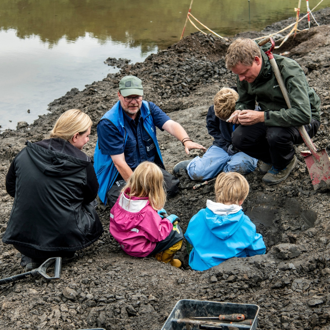 Festlig sæsonåbning i Gram Lergrav: Fossiljagt for hele familien