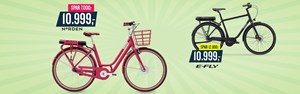 Sæby cykler annoncerer stort tilbud på E-Fly VIA NEO herre elcykel