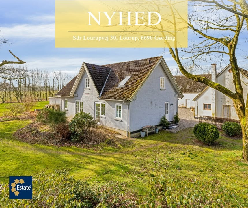Nyhed fra ESTATE Robin Thybo Esbjerg & Varde: Bolig med garage i Lourup tæt på Gørding til salg