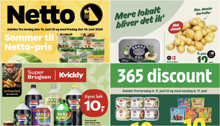 Lokale tilbud: K-Salat pålægssalat til kun 10 kr. og dansk spidskål til samme pris