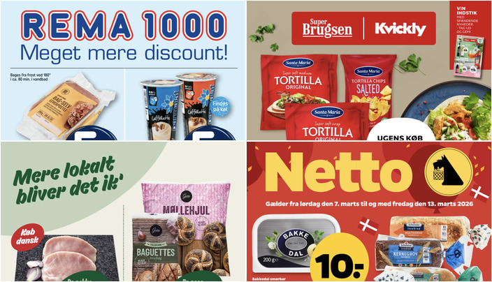 Gestus koteletter for 15 kr. og Bakkedal smørbar til 10 kr. - ugens lokale tilbud