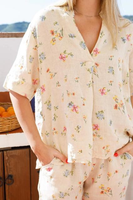 Rosengreen: Få en lækker bluse i hør fra Black Colour til halv pris