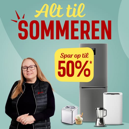 Skousen Herning har op til 50% rabat på udvalgte produkter til sommeren