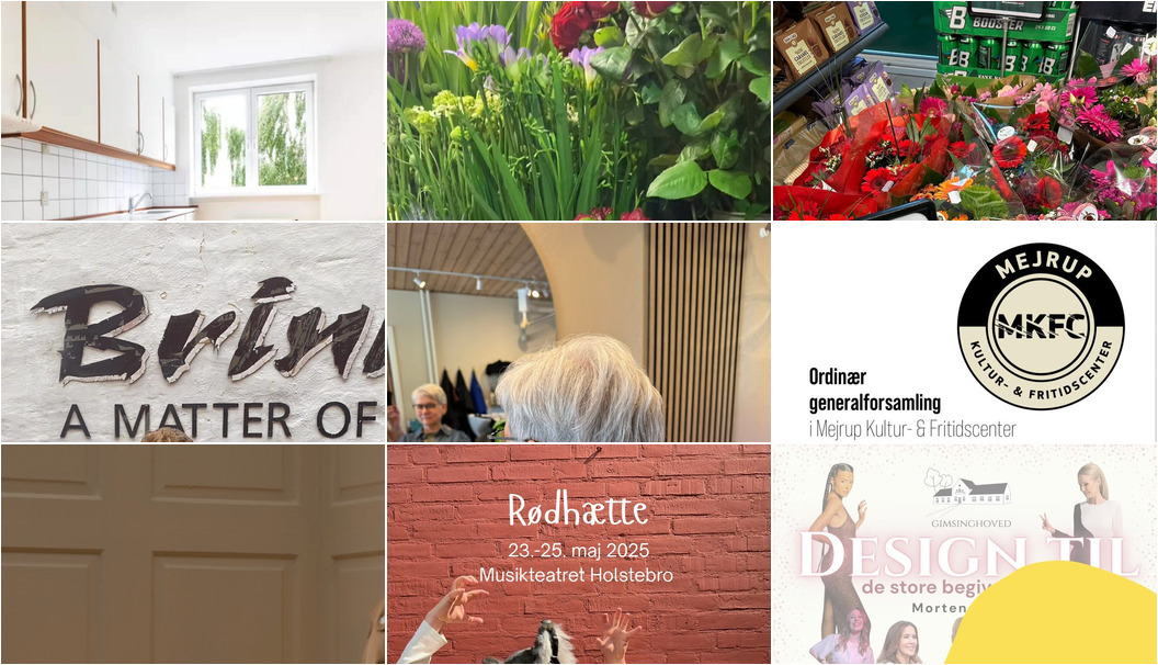 Nyt fra Mejrup Kultur- og Fritidscenter, Brink´s - A Matter Of Style, COMBI FRISØREN og 9 andre