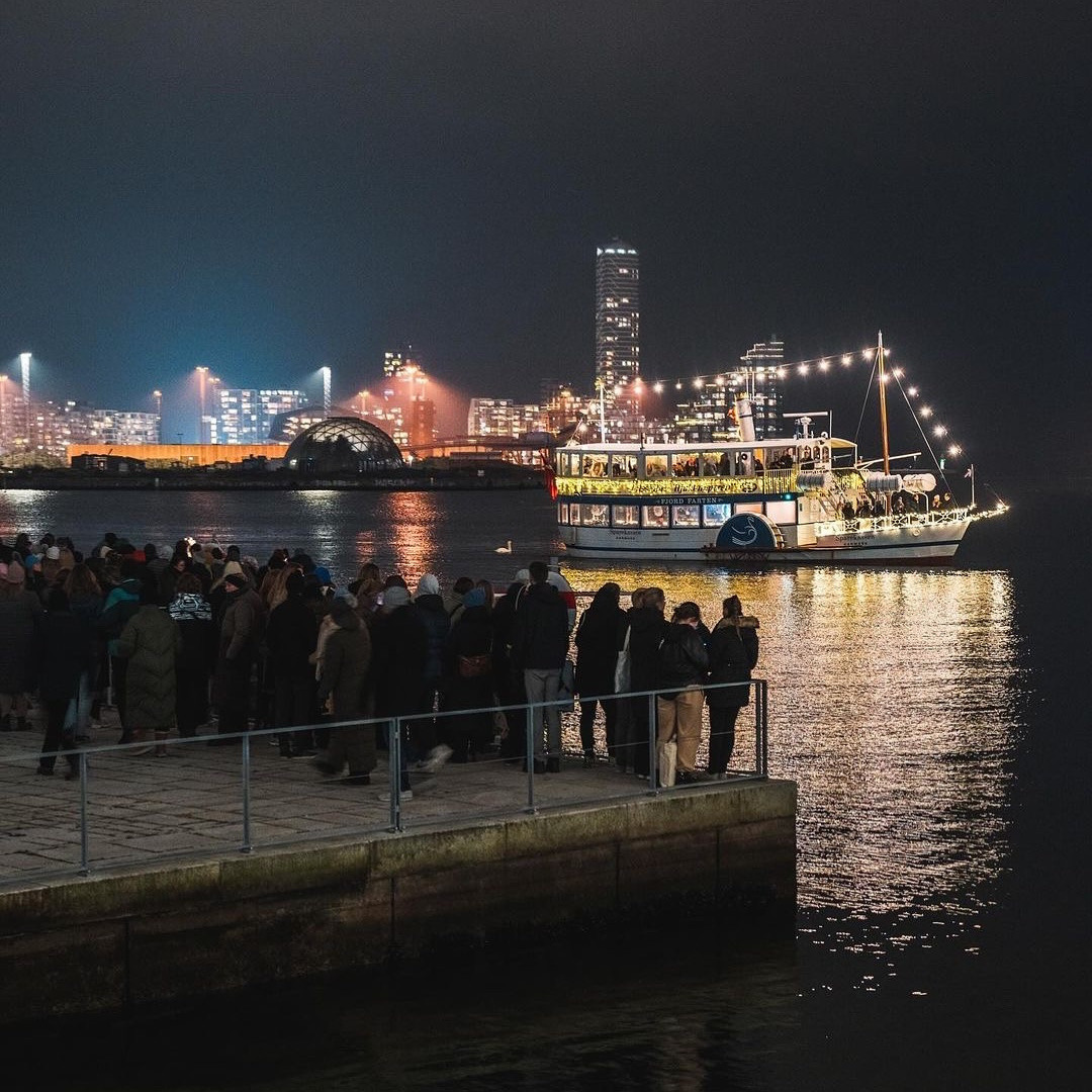 Tag imod julemanden på Aarhus Havnerundfart