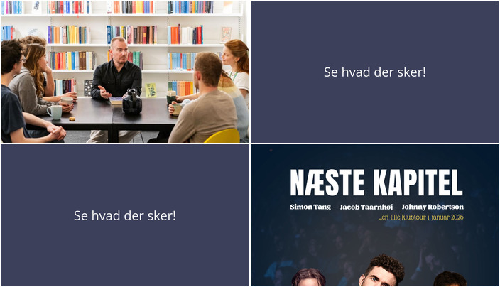 Knæk en klassiker og grin med standup - Oplevelser i Hanstholm den kommende uge