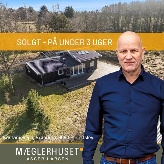 Mæglerhuset har solgt Kastanievej 3 på under 3 uger