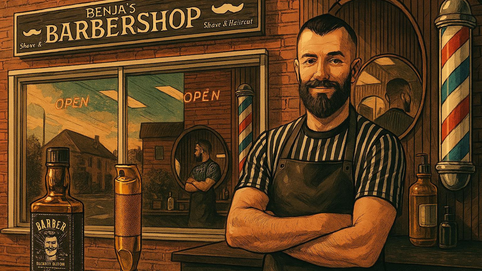 Herreklip med personlighed og plads til leg