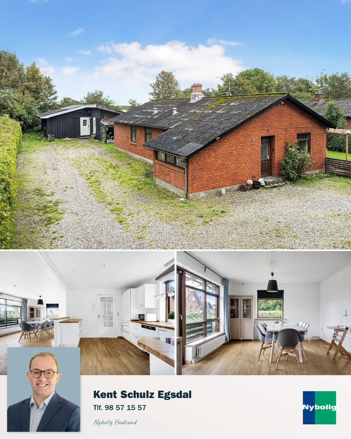 Rummelig familievilla med stort udhus i Dalbyover til salg gennem Nybolig Hadsund