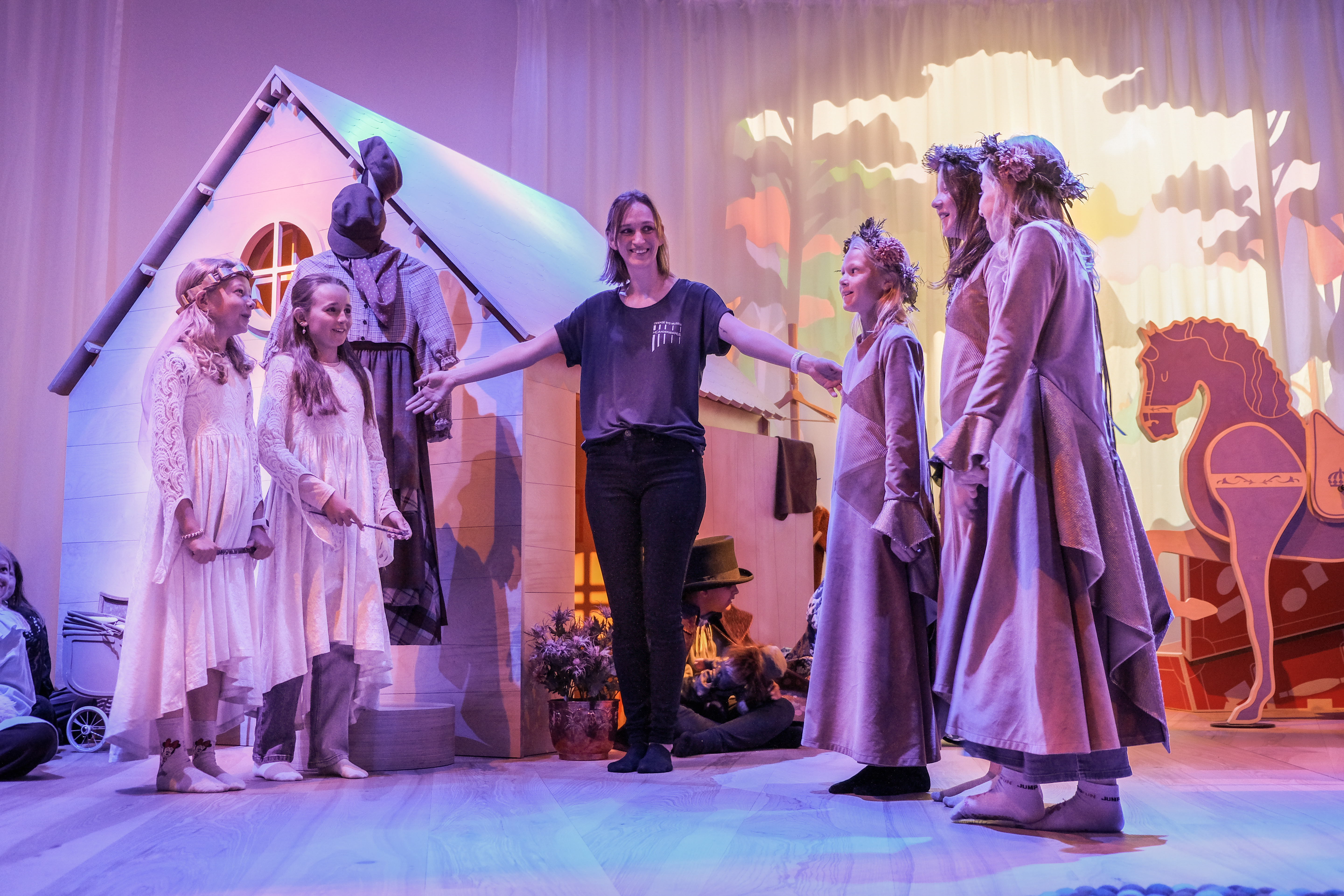 Improviserede eventyr i H.C. Andersens Hus