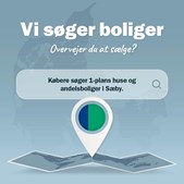 Nybolig Sæby A/S søger etplansvilla eller andelsbolig i Sæby
