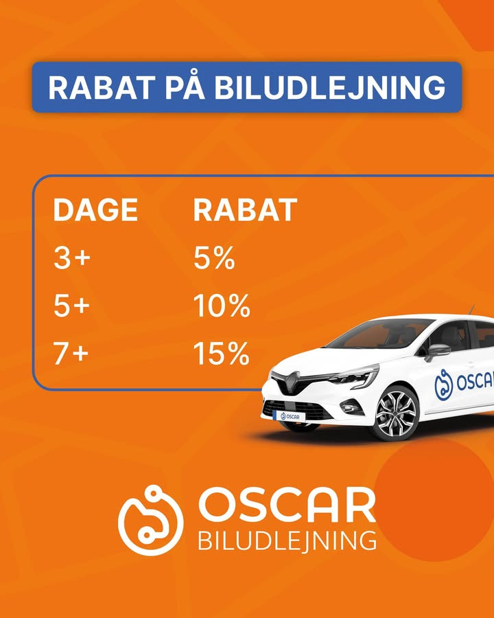 Oscar Biludlejning Hobro opfordrer til tidlig booking i påsken